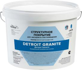 Структурное покрытие Soframap Detroit Granite / Софрамап Детруа Граните для фасадов и стен помещений база Р