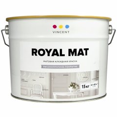 Краска Vincent Royal mat А-1 / Винсент Роял мат алкидная матовая для внутренних работ