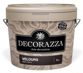 Декоративное покрытие Decorazza Velours / Декораза Велюр VL 001, 1,2 кг