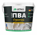 Клей ПВА ULTIMA Строитель, ведро 2,3 кг