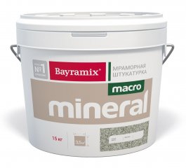 Штукатурка мраморная Bayramix Macro Mineral / Байрамикс Макро Минерал фракция 1,5-2,0 мм цвет 1031, 15 кг