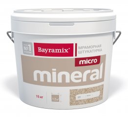 Штукатурка мраморная Bayramix Micro Mineral / Байрамикс Микро Минерал фркация 0,2-0,5 мм цвет 674, 15 кг